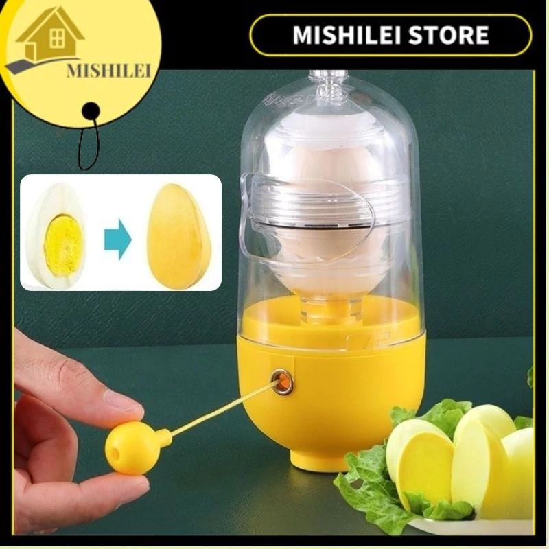 Máy Lắc Trứng Trộn Lòng Đỏ Và Trắng Trứng Kéo Bằng Tay,Khuấy trứng mà không làm vỡ vỏ