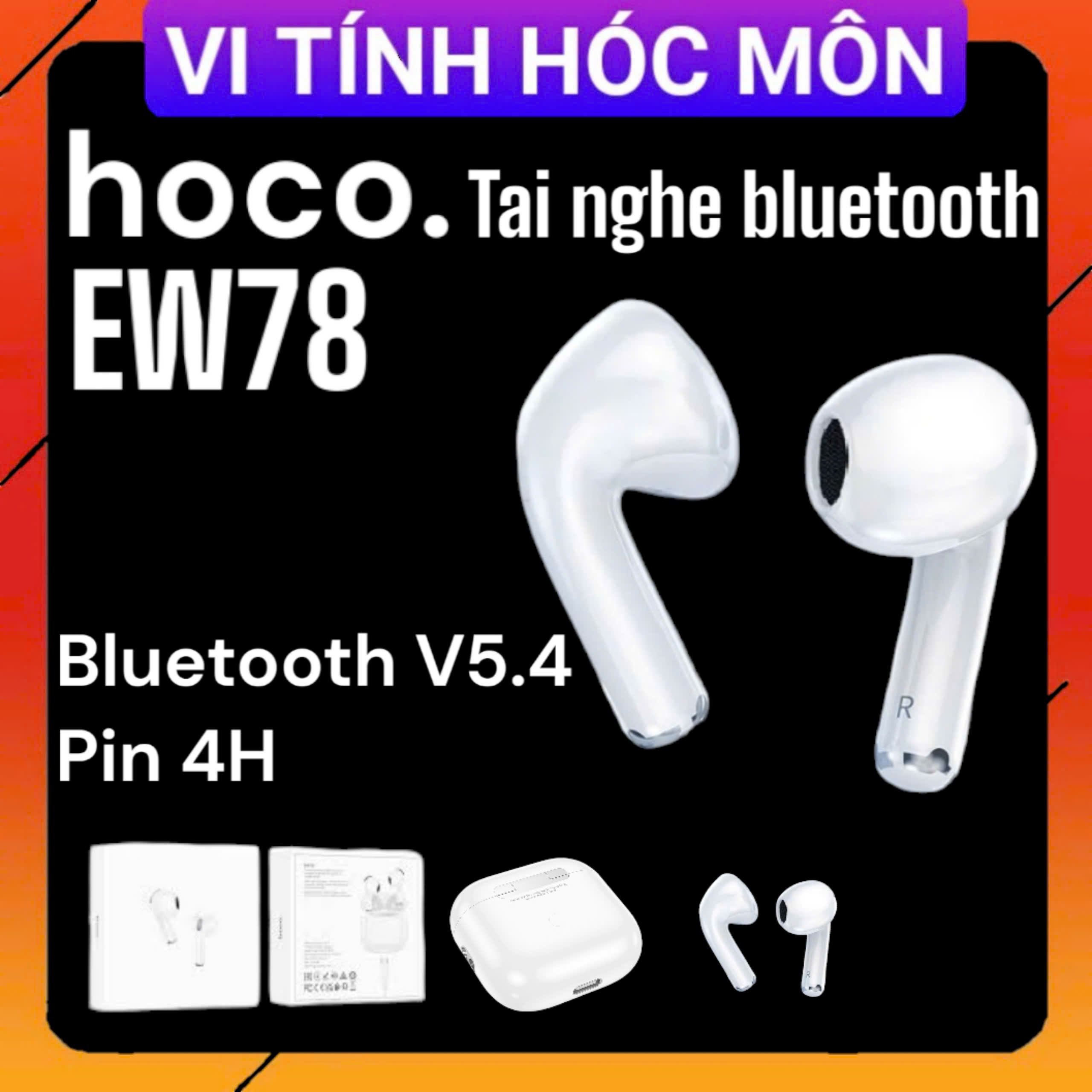 Tai nghe Bluetooth v5.4 Hoco nhỏ gọn tiện lợi chính hãng  - EW78