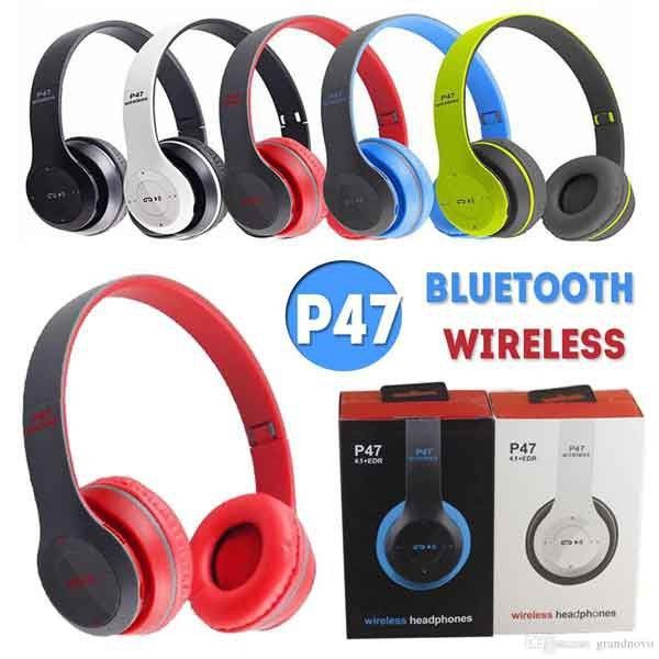 Tai nghe headphone bluetooth P47 có khe cắm thẻ nhớ - Âm Thanh Đỉnh Cao