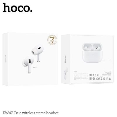 ( có VAT) [Pin trâu 7H] Hoco EW47 Tai nghe Bluetooth 2 bên | Có đàm thoại | Nút cảm ứng | Âm thanh rõ | Pin bền |Tai Nghe Hóc Môn