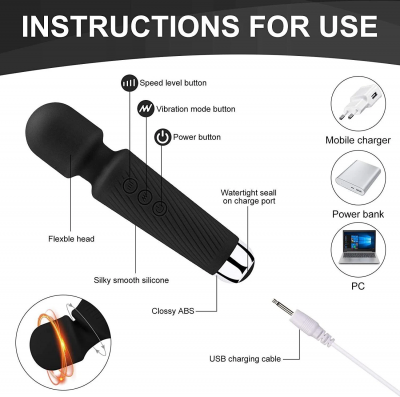 Chày Rung Massage AV Hồng Kong 20 Chế Độ Cao Cấp AV Stick | Đồ Chơi Tình Yêu | Chày Rung Cao Cấp | Máy Massage Cá Nhân | Silicone Mềm Mại | 20 Chế Độ Rung | Pin Sạc USB | Chống Nước | Hàng Chính Hãng | Giao Kín Đáo | Giá Tốt | Vi Tính Hóc Môn