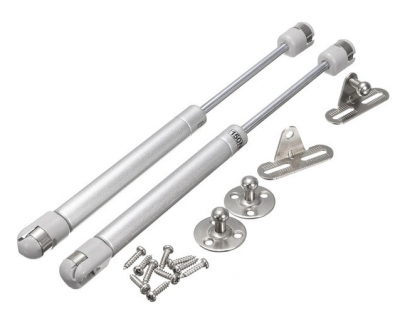 1 Cây Ben Hơi Trợ Lực Nâng Yên Xe Máy 100N Dài 27cm, Ty Xylanh Chống Cửa Tủ Kèm Pát Và Ốc Lắp