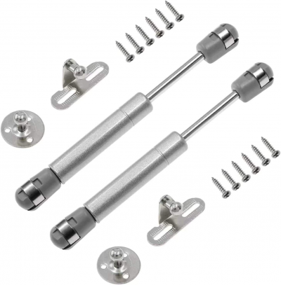 1 Cây Ben Hơi Trợ Lực Nâng Yên Xe Máy 100N Dài 27cm, Ty Xylanh Chống Cửa Tủ Kèm Pát Và Ốc Lắp