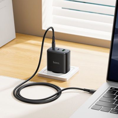Củ Sạc Cốc sạc nhanh HOCO C160A có 2 cổng typeC + 1 cổng USB sạc nhanh PD60W + QC3.0