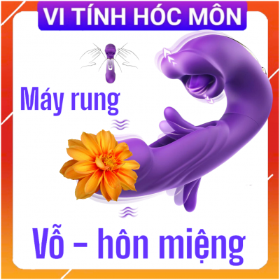 Máy rung âm vật vỗ - hôn miệng rung Flapping Clit Vibrator - Kissing Mouth & Vibration