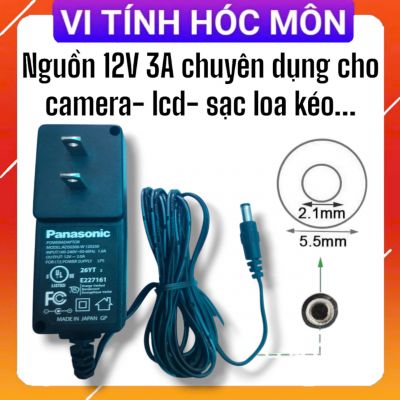 ADAPTER 12V 3A CHUYÊN CAMERA - LCD - SẠC LOA KÉO ....... NGUỒN 12V