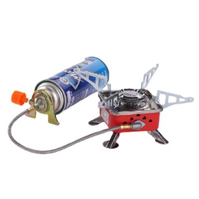 Bếp ga du lịch mini [TẶNG DÂY DẪN GA ] dã ngoại gấp gọn đa năng tiện lợi, có van điều chỉnh ga cao