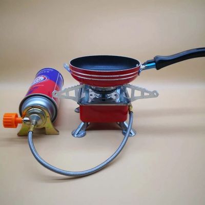 Bếp ga du lịch mini [TẶNG DÂY DẪN GA ] dã ngoại gấp gọn đa năng tiện lợi, có van điều chỉnh ga cao