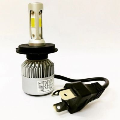 Bộ 2 đèn pha LED C6 H4 cao cấp 36w-3800LM công suất thực