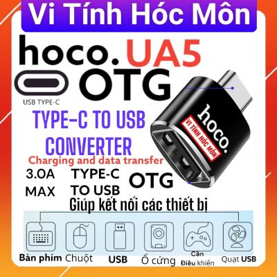 Hoco ua5 Bộ chuyển đổi UA5 USB-C sang USB-A hỗ trợ OTG kết nối chuột bàn phím usb type-c to usb converter