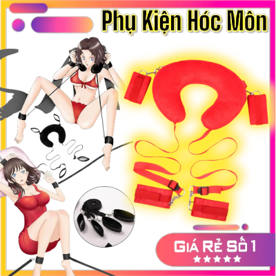 Bộ dây trói BDSM cao cấp | Còng tay chân có đệm | Gối chữ U êm ái | Phụ kiện couple | Khóa mềm an toàn | Điều chỉnh linh hoạt | Đồ chơi tình yêu | Bộ trói giường tiện lợi | Chất liệu mềm mịn | Hỗ trợ trải nghiệm mới | Giao hàng kín đáo | Vi Tính Hóc Môn