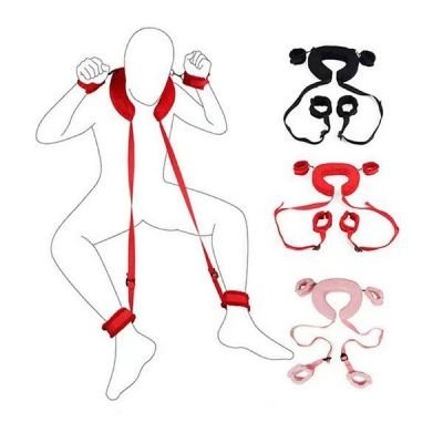 Bộ dây trói BDSM cao cấp | Còng tay chân có đệm | Gối chữ U êm ái | Phụ kiện couple | Khóa mềm an toàn | Điều chỉnh linh hoạt | Đồ chơi tình yêu | Bộ trói giường tiện lợi | Chất liệu mềm mịn | Hỗ trợ trải nghiệm mới | Giao hàng kín đáo | Vi Tính Hóc Môn