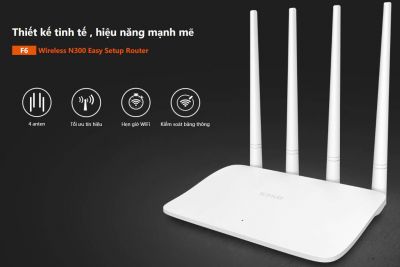 Bộ Phát Wifi Tenda 4 Râu F6 Chuẩn 300Mbps