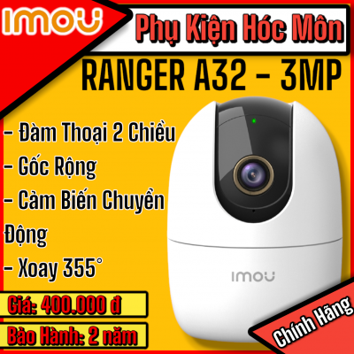 Camera IP Wifi IMOU RANGER 3MP - IPC-A32EP-L 3MP 2K
