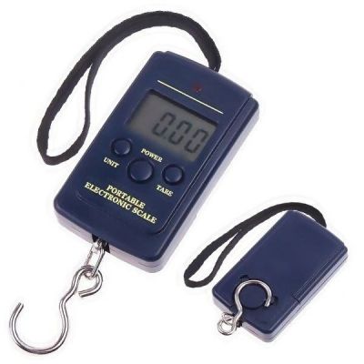 Cân Điện Tử Mini Cầm Tay 40kg Cân Hành Lý Có Móc Treo Và Thước Đo Độ Chính Xác Cao - 40kg