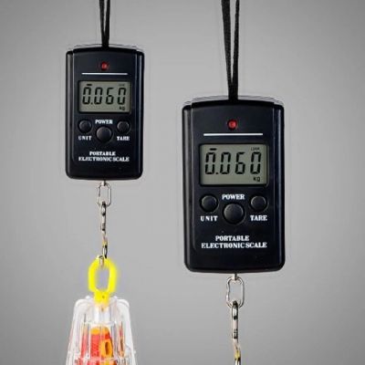 Cân Điện Tử Mini Cầm Tay 40kg Cân Hành Lý Có Móc Treo Và Thước Đo Độ Chính Xác Cao - 40kg