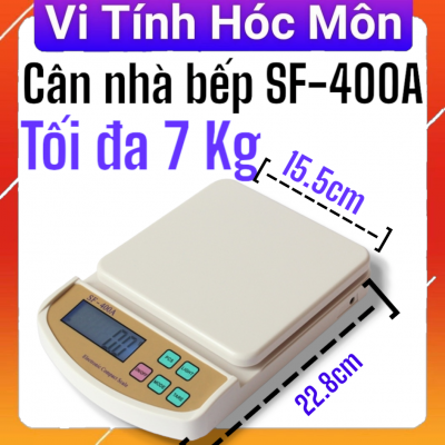 Cân điện tử nhà bếp SF400A Max 7Kg - Mặt Vuông