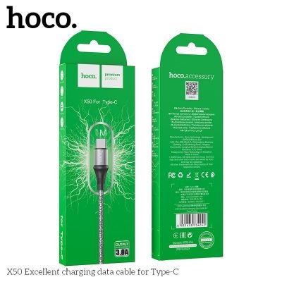 ( có Vat) Cáp Dữ Liệu Sạc HOCO X50 Type C | Cáp Sạc Nhanh 3A 1M | Truyền Dữ Liệu Ổn Định | Dây Sạc Bền Đẹp | Sạc Nhanh An Toàn | Dùng Cho Android | Chính Hãng HOCO | Giá Tốt | Bán Chạy | Bảo Hành | Giao Nhanh | Vi Tính Hóc Môn | HOCO Hóc Môn