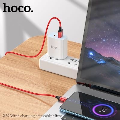 ( CÓ VAT) Cáp Sạc Hoco X89 Micro | Cáp Sạc Micro USB Sạc Nhanh | Dây Sạc Bền Bỉ | Truyền Dữ Liệu Ổn Định | Lõi Đồng Dày | Không Nóng Máy | Dài 1M | Chính Hãng HOCO | Giá Tốt | Bán Chạy | Giao Nhanh | Vi Tính Hóc Môn | HOCO Hóc Môn