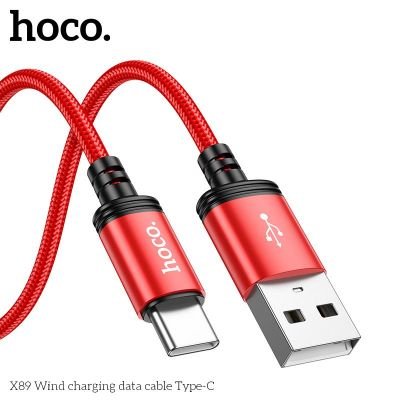 (có VAT) Cáp Sạc Hoco X89 USB – Type-C Chính Hãng | Sạc Nhanh Ổn Định | Truyền Dữ Liệu Tốt | Dây Bền Chống Đứt | Vi Tính Hóc Môn