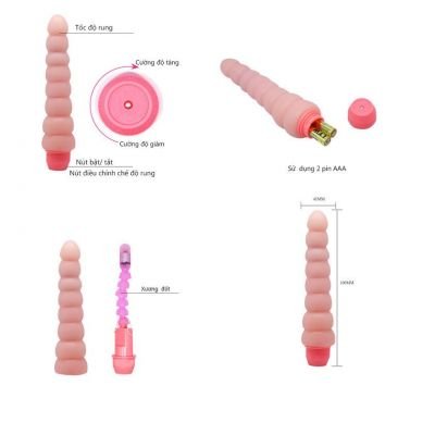 Cây kích thích hậu môn Baile Flexi Vibe | Dương vật giả siêu mềm uốn dẻo | Rung mạnh êm ái | Kích thích tăng khoái cảm | Thiết kế hình trái me mềm mại | Chất liệu an toàn | Dễ vệ sinh | Dùng cho cả nam và nữ | Đồ chơi tình yêu | Sản phẩm cao cấp | Giá tốt