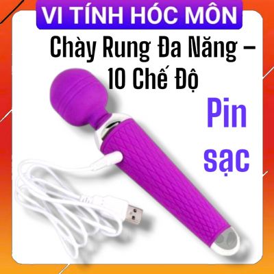 Chày Rung Color Massage Sạc Điện 10 Độ Rung Cao Cấp Cực Mạnh - Chày rung Massage âm đạo điểm G Sac điện cao cấp