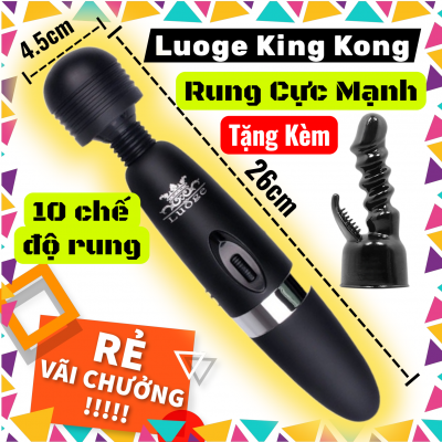 Chày Rung King Kong Cực Mạnh | Chày Rung Tình Dục Cho Nữ | Máy Massage AV Rod | Kích Thích Âm Vật | Massage Điểm G | Rung Đa Tần Số | Sạc USB | Chống Nước | Silicon Cao Cấp | Sextoy Chính Hãng | Đồ Chơi Tình Yêu | Kích Thích Sâu | Giá Tốt | Giao Kín Đáo |