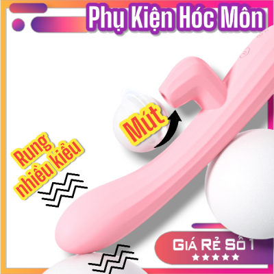 Chày Rung Lilo LL-B2206 | Vibrador Nhánh Mút Kích Thích Kép | Rung Mạnh Êm Ái | Đồ Chơi Người Lớn | Vi Tính Hóc Môn