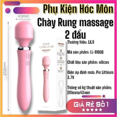 Chày Rung Massage LILO 10 Chế Độ Rung 2 Đầu