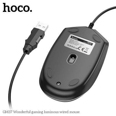 Chuột Có Dây Hoco GM37 Chính Hãng Có Led Đổi Màu