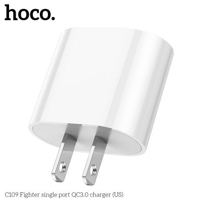 Cốc sạc 18w  Hoco C109 Fighter single port QC3.0