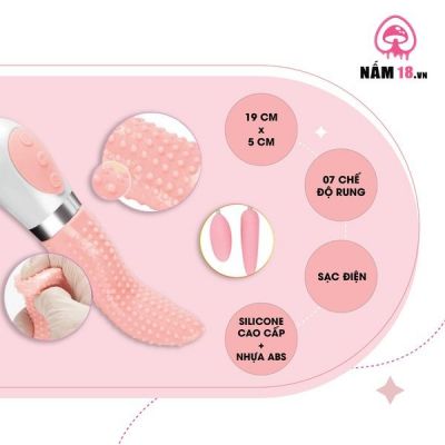 Lưỡi Rung Crazy Tongue Kèm Trứng Rung | Lưỡi Rung Tình Yêu | Trứng Rung 2 Đầu | Máy Massage Người Lớn | Đồ Chơi Tình Yêu | Hàng Cao Cấp | Êm Ái | Kích Thích | Giao Kín Đáo | Chính Hãng | Giá Tốt | Vi Tính Hóc Môn