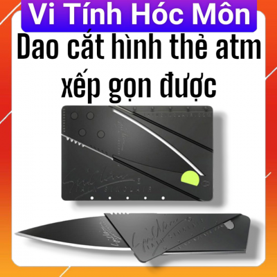 DAO CẮT HÌNH THẺ ATM XẾP GỌN ĐƯỢC