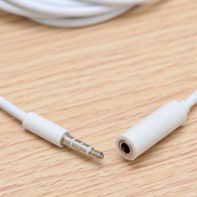 Dây Nối Dài Jack 3.5mm Có Mic | Dây Tai Nghe – Dây Audio 1m | Chống Ồn – Tín Hiệu Ổn Định | Dạng 4 Khấc | Màu Trắng Tinh Tế | Dùng Cho PC – Laptop – Smartphone | Độ Bền Cao | Phù Hợp Nghe Nhạc – Đàm Thoại | Giá Rẻ | Vi Tính Hóc Môn