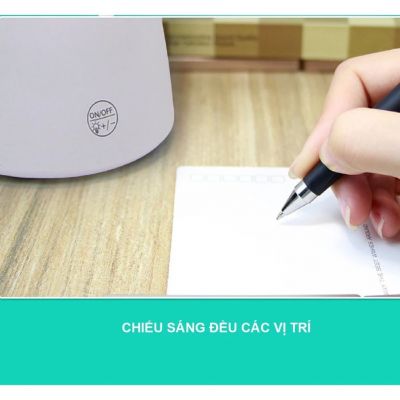 ĐÈN HỌC ĐỂ BÀN DP 6055B 2 CHẾ ĐỘ SÁNG CÓ HỘC ĐỰNG BÚT