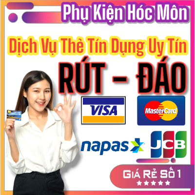 Dịch Vụ Rút Tiền Thẻ | Quẹt Thẻ Lấy Tiền Mặt | Hóc Môn Quận 12 | Phí Thấp | Visa Master | Vi Tính Hóc Môn