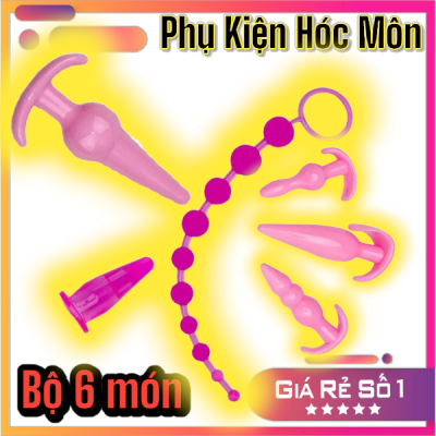 Đồ chơi khiêu dâm 6 món tập luyện hậu môn | Bộ dụng cụ huấn luyện hậu môn silicon | Plug hậu môn mở rộng kích thích | Anal Training Set cho cặp đôi | Đồ chơi tình dục hậu môn silicon | Thiết bị cắm hậu môn cao cấp | Kích thích hậu môn cho nam nữ | Bộ đồ c