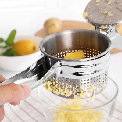 Dụng Cụ Ép Trái Cây, Nghiền Củ Quả Bằng Tay Inox 304 Size 9cm