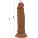 Dương Vật Dính Tường Pretty Love Sliding Keon 21cm siêu mềm uốn hình tạo hình đủ kiểu | Đồ Chơi Tình Yêu Chính Hãng | PRETTY LOVE - KEON DILDO Keon 8.4