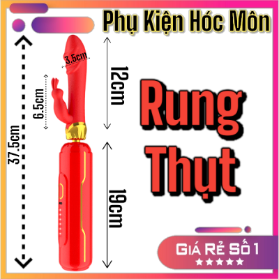 Dương Vật Giả Jiuai Impact Rabbit Chính Hãng | Dương Súng Máy Cầm Tay Thụt Mạnh | Máy Massage Tai Thỏ Kích Thích Kép | Rung Thụt Tự Động Thu Gọn | Tháo Rời Tiện Lợi | Mềm Dẻo Cao Cấp | 6 Tần Số Cực Mạnh | Đẩy Đẩy Liên Tục | Massage Điểm G | Đồ Chơi Tình Y