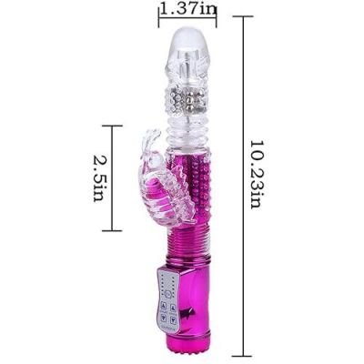 Dương vật giả kép mini rung xoay ngoáy 360 độ | Massage điểm G | Kích thích đa chiều | Đồ chơi phòng the | Phụ kiện tình yêu | Vi Tính Hóc Môn