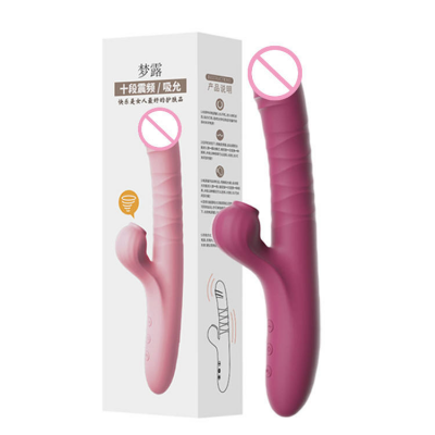 Dương vật thụt hút Lilo 10 Frequency Sucking Vibrator Dildo Vibration for Female Masturbation