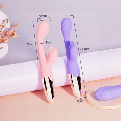 Gậy GOK Rung Đôi Rebecca 2 Đầu | Que Rung Cho Nữ | Gân Gai An Toàn | Rung Mạnh Êm Ái | Kích Thích Điểm G | Đồ Chơi Người Lớn | Đồ Chơi Tình Yêu | Hàng Kín Đáo | Giá Tốt | Bảo Hành | Giao Nhanh | Vi Tính Hóc Môn