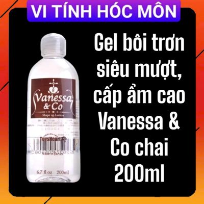 Gel bôi trơn tinh chất sâm tự nhiên Vanessa & Co Nhật Bản Gel bôi trơn siêu mượt, cấp ẩm cao Vanessa & Co chai 200ml