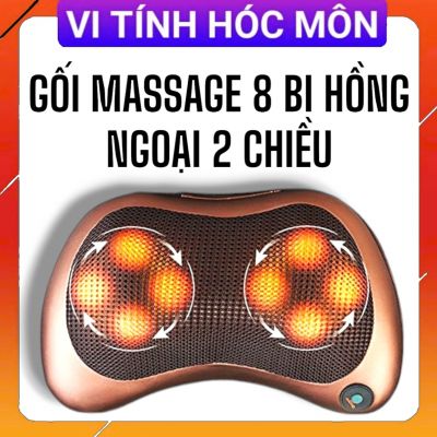 Gối massage hồng ngoại 8 bi mẫu mới đảo chiều tự động loại 1 - CAM KẾT GỐI XOAY CHIỀU TỰ ĐỘNG 8bi