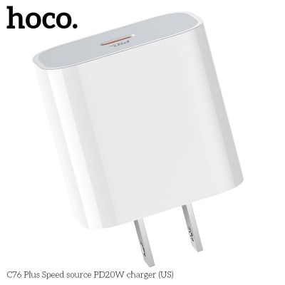 (CÓ VAT) Sạc Nhanh Hoco C76 Plus | PD20W 1 Cổng Type-C | Tương Thích iPhone iPad | Hàng Chính Hãng | Phụ Kiện Giá Rẻ | Vi Tính Hóc Môn