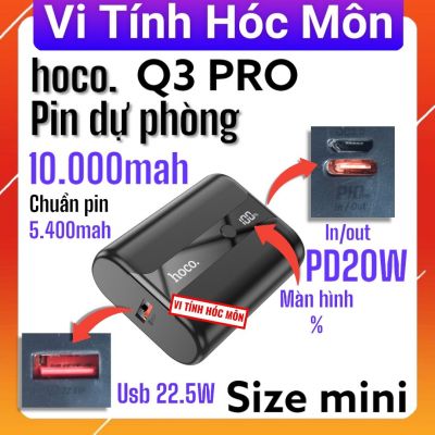 Hoco Q3 Pro Pin dự phòng 10.000mah có sạc nhanh PD20W