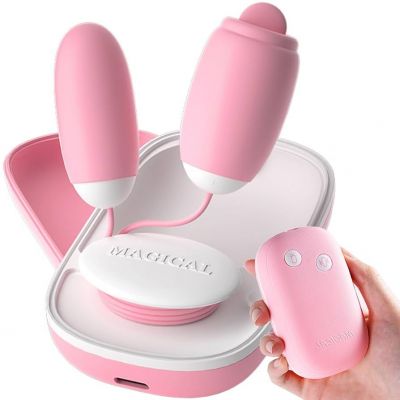Hộp Trứng Rung 2 Đầu Magic Box | Kích Thích Rung & lưỡi | Màu Tím Sướng Mạnh | Hàng Chính Hãng | Vi Tính Hóc Môn