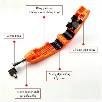 KHOÁ TAY GA,KHOÁ XE MÁY TAY PHANH AN TOÀN CHO XE MÁY CAPS LOCK