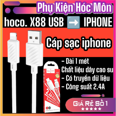 (lightning) hoco x88 cáp sạc nhanh 2.4A